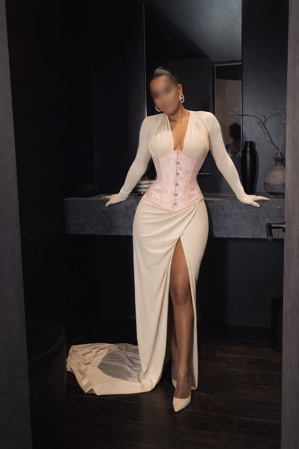 Corset Iconique Afreina – Rose